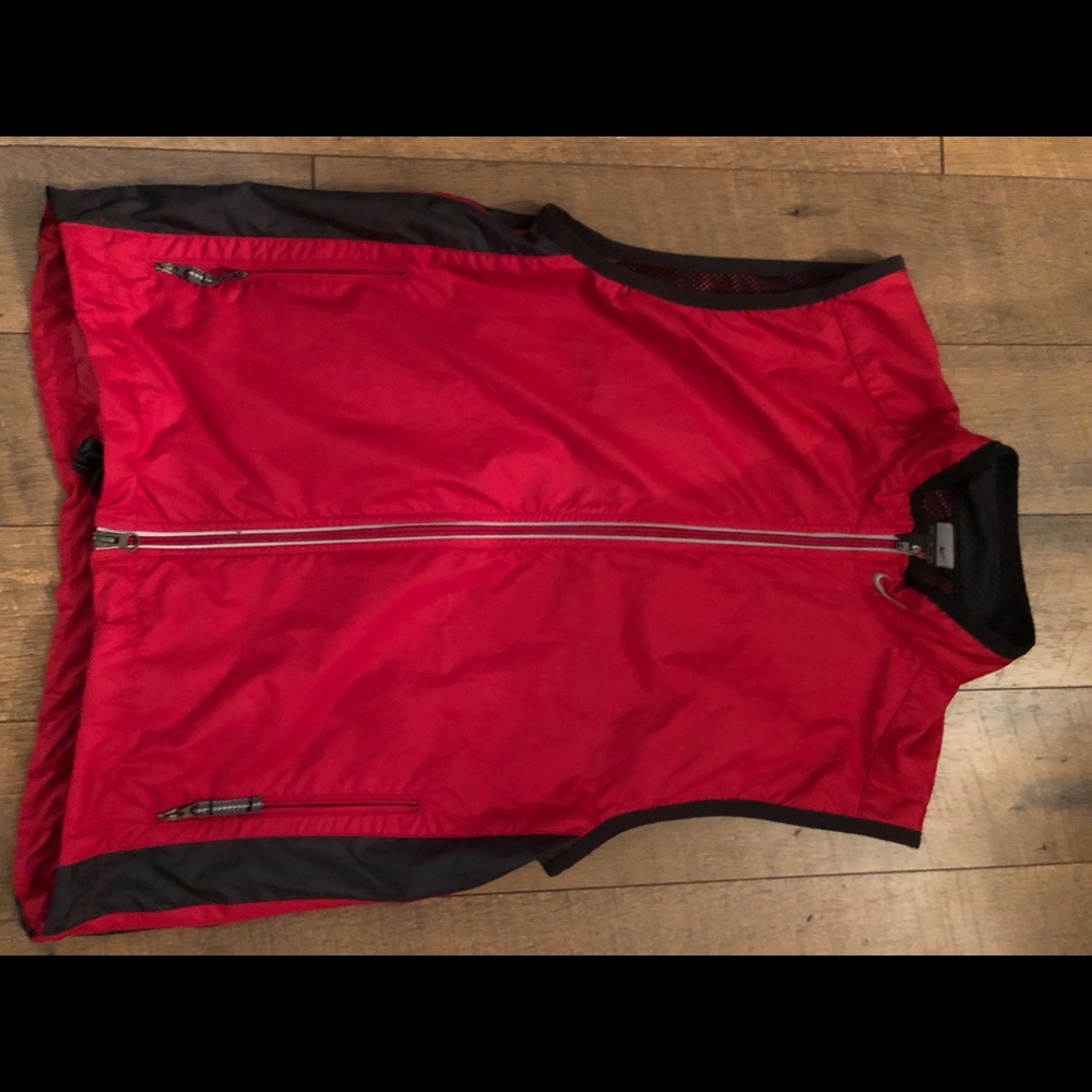 Red Nike running vest